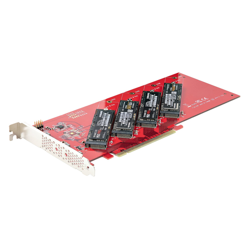 QUAD-M2-PCIE-CARD-B - Cables & Adaptors by StarTech.com