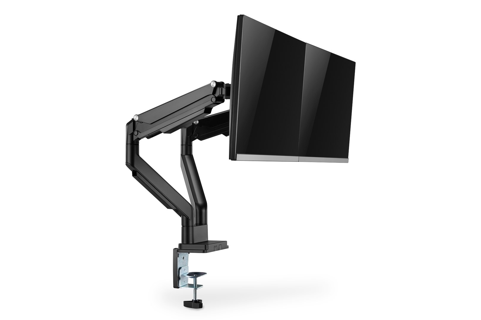 Digitus Universal Dual Monitor Mount with Gas Spring and Clamp Mount