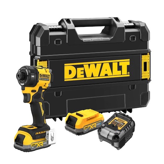 DeWALT DCF870E2T-QW power wrench 1/4  3000 RPM 56 N·m Black  Yellow 500 W 18 V