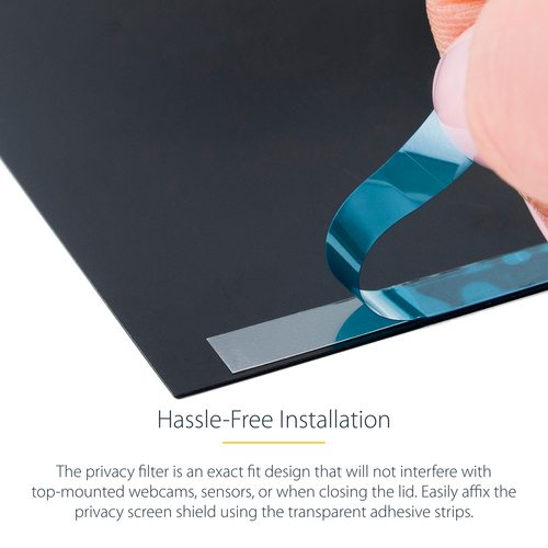 StarTech.com 14-inch MacBook Pro 21/23 Privacy Screen, Gold Filter w/Enhanced Privacy, Computer Security Shield, Double-Sided Screen Protector, +/- 30 Deg.