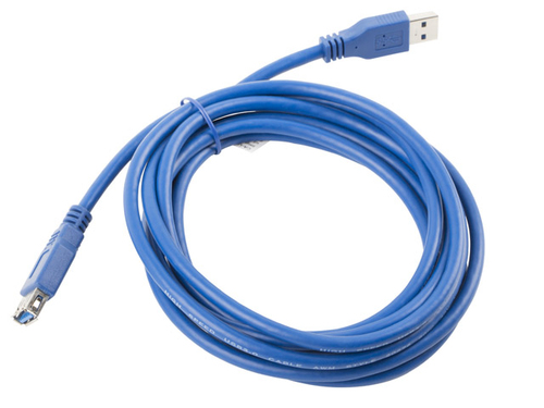 Lanberg CA-US3E-10CC-0030-B USB cable 3 m USB A Blue