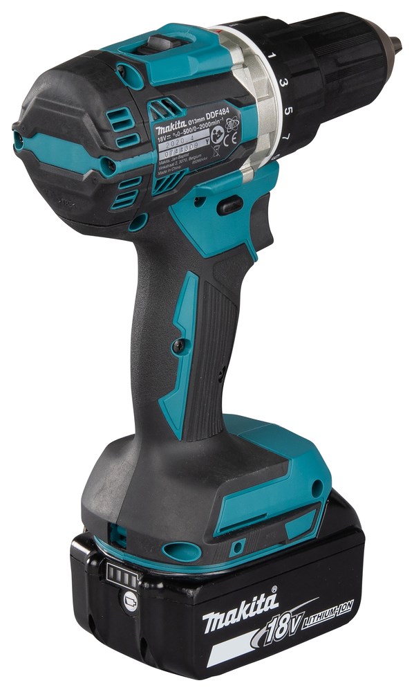 Makita DDF484RFJ drill 2000 RPM 1.8 kg Black  Blue