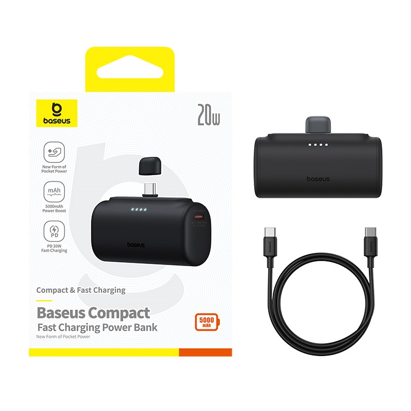 Baseus Compact 5000 mAh Black