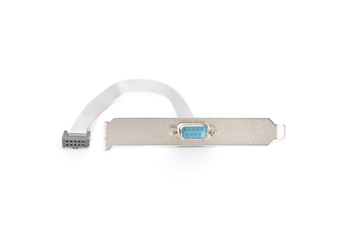 Digitus Serial Slot Bracket adapter cable, D-Sub9/M - IDC 2x5pin/F