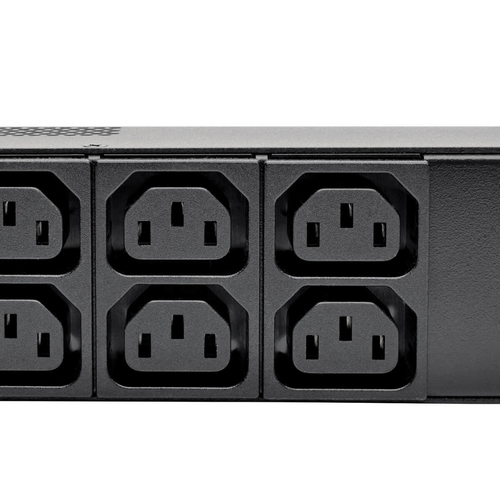 Tripp Lite PDUMV32HV 7.7kW Single-Phase Local Metered PDU, 200-240V Outlets (8 C19 and 40 C13), IEC-309 32A Blue Input, 10 ft. (3.05 m) Cord, 0U Vertical, TAA, 70 in.