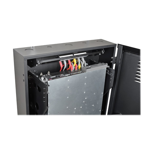 Tripp Lite SRWF4U SmartRack 4U Low-Profile Vertical-Mount Switch-Depth Wall-Mount Rack Enclosure Cabinet