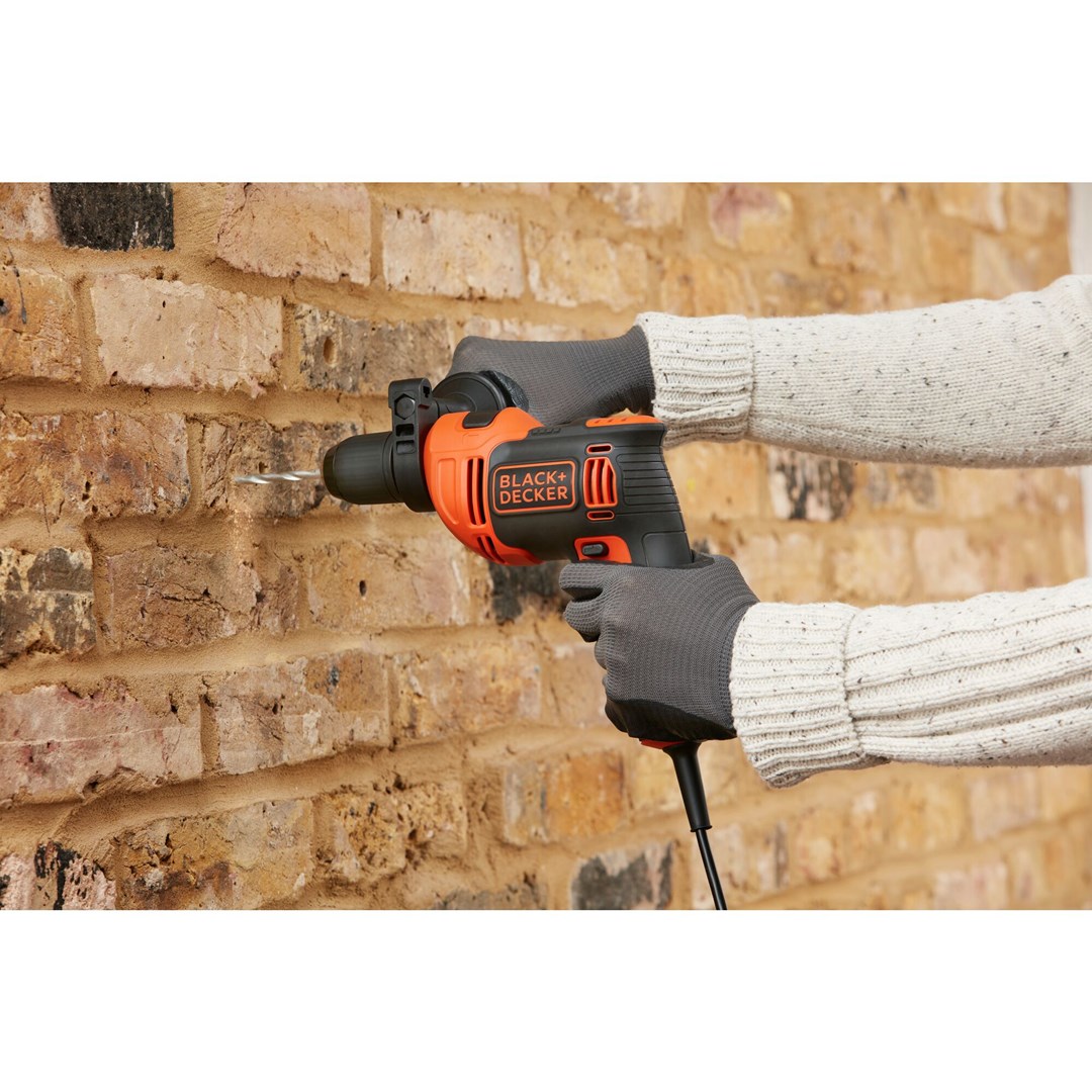 Black & Decker BEH710-QS drill 2800 RPM Black  Orange