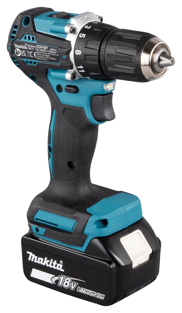 Makita DDF487RAJ power screwdriver/impact driver 1700 RPM Black  Green