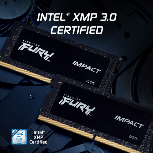 Kingston Technology FURY 16GB 6000MT/s DDR5 CL38 SODIMM Impact XMP