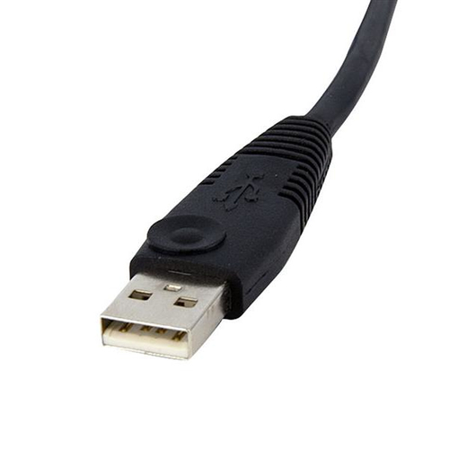 StarTech.com 10ft 4-in-1 USB Dual Link DVI-D KVM Switch Cable w/ Audio & Microphone