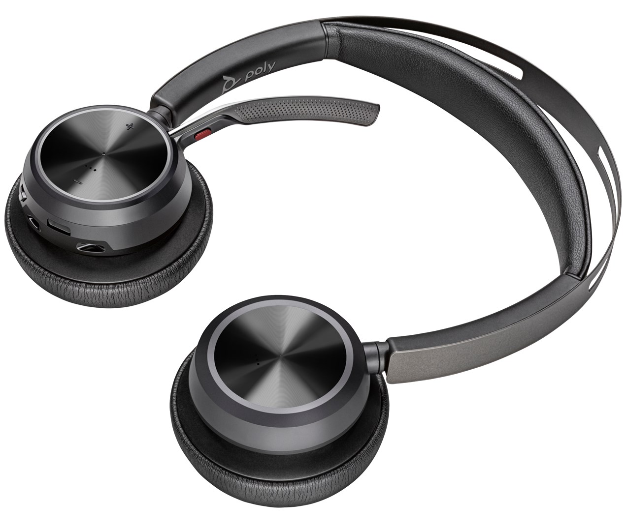 Poly Voyager Focus 2 UC Headset +USB-A to USB-C Cable +Charging Stand