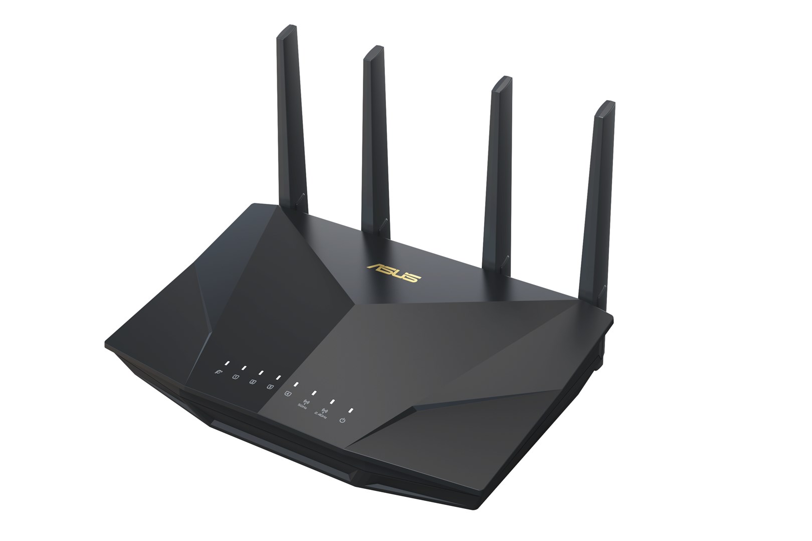 ASUS RT-AX5400 wireless router Gigabit Ethernet Dual-band (2.4 GHz / 5 GHz) Black