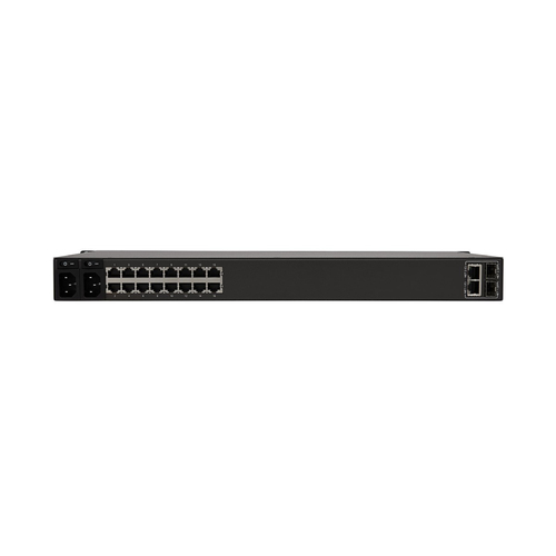 Tripp Lite B098-016 16-Port Console Server, USB Ports (2) - Dual GbE NIC, 16 Gb Flash, SD Card, Desktop/1U Rack, TAA