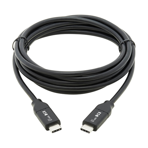 Tripp Lite U040-C2M-C-5A USB-C Cable (M/M), USB 2.0, 5A (100W) Rated, USB-IF Certified, 2M (6.6 ft)