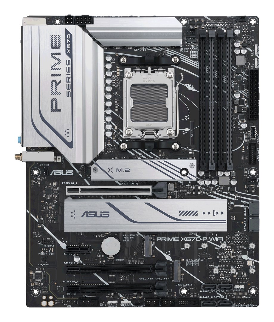 ASUS PRIME X670-P WIFI AMD X670 Socket AM5 ATX