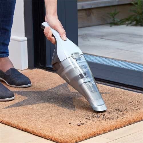 Portable vacuum cleaner Black & Decker NVC215W Blue  Grey Bagless