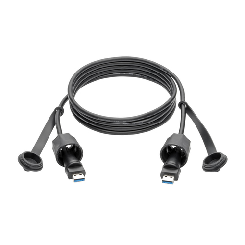 Tripp Lite U325-006-IND USB 3.0 SuperSpeed A to A M/M Cable, Industrial - IP68, Shielded, 6 ft. (1.83 m), TAA