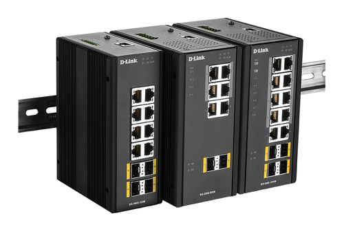 D-Link 12-Port L2 Managed Switch Switch with 8 x 10/100/1000BaseT(X) & 4 x 100/1000BaseSFP