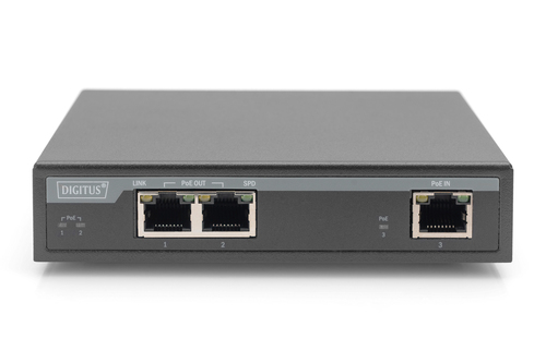 Digitus 2 Port Gigabit 4PPoE Extender, 802.3at, 60 W