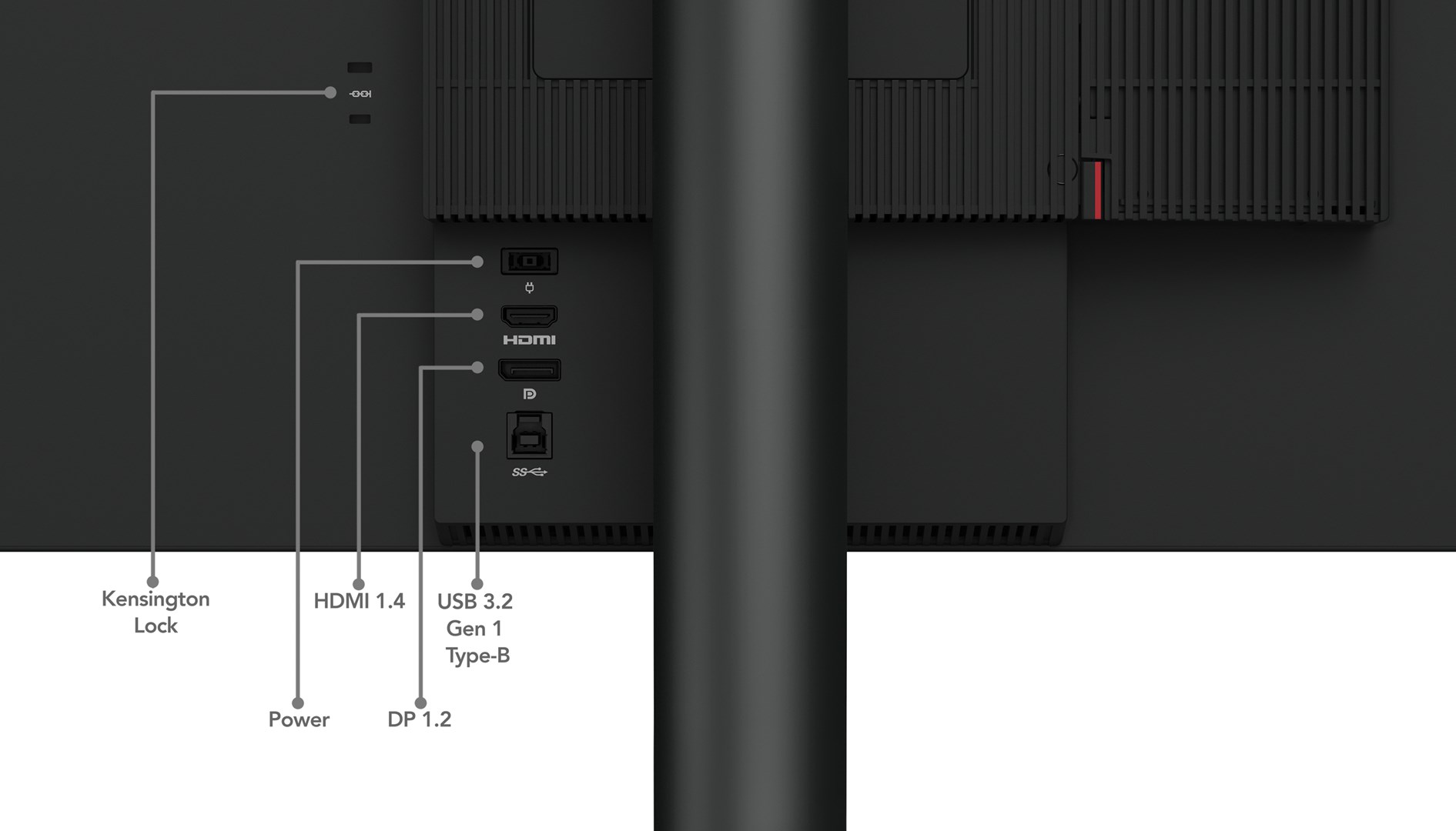 Lenovo ThinkCentre Tiny-In-One 24 Gen 5 LED display 60.5 cm (23.8") 1920 x 1080 pixels Full HD Black