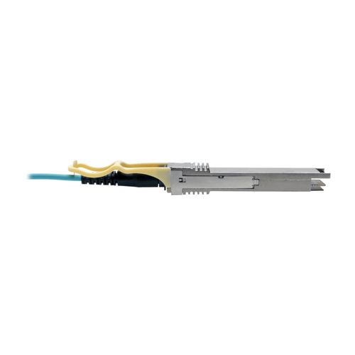 Tripp Lite N28H-10M-AQ QSFP28 to QSFP28 Active Optical Cable - 100GbE, AOC, M/M, Aqua, 10M (32.8 ft.)