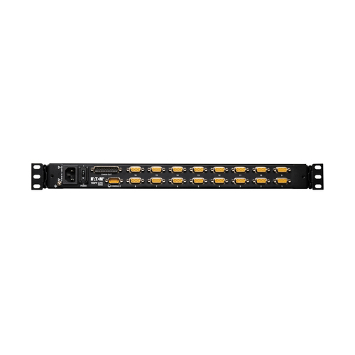 Eaton B020-U16-19-K NetDirector 16-Port 1U Rack-Mount Console KVM Switch with 19-in. LCD + 8 PS2/USB Combo Cables