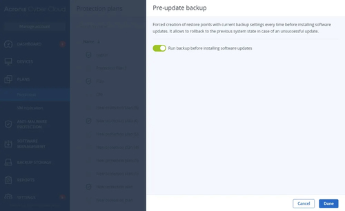 Acronis Advanced Backup