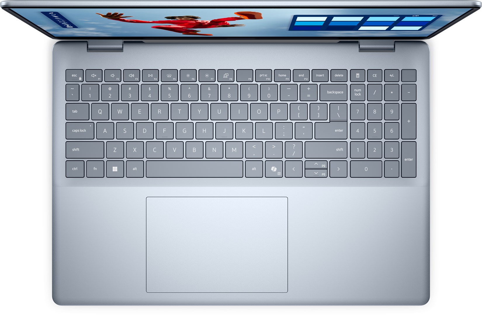 DELL 16 Plus Intel Core Ultra 7 256V Laptop 40.6 cm (16") Touchscreen 2.5K 16 GB LPDDR5x-SDRAM 512 GB SSD Wi-Fi 7 (802.11be) Windows 11 Home Blue