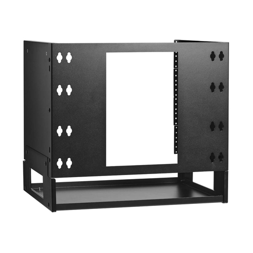 Tripp Lite SRWO8UBRKTSHELF 8U Wall-Mount Bracket with Shelf for Small Switches and Patch Panels, Hinged