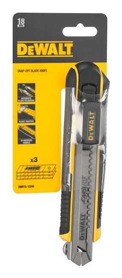 DeWALT DWHT0-10249 utility knife Black  Stainless steel  Yellow Folding blade knife