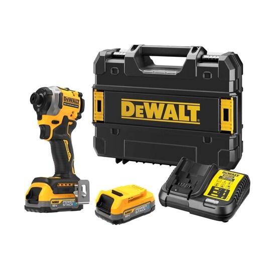 DEWALT ZAKRĘTARKA UDAROWA 18V 2x1 7Ah POWERSTACK DCF850E2T