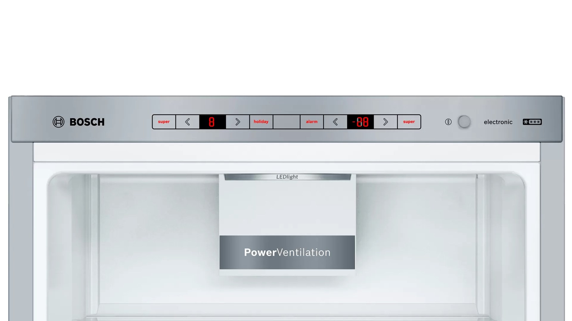 Bosch Serie 6 KGE49AICA fridge-freezer Freestanding 419 L C Stainless steel