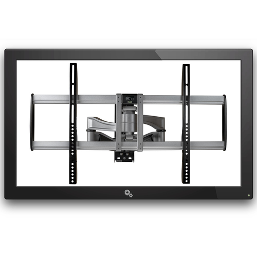 StarTech.com Full Motion TV Wall Mount - Heavy Duty Articulating TV Wall Mount Bracket for 32" to 75" (165lb/75kg) VESA Display - Universal Adjustable Tilt/Swivel Flat Screen Arm - Silver