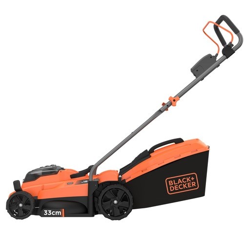 Black & Decker BCMW3318L2 Push lawn mower Battery Black  Orange