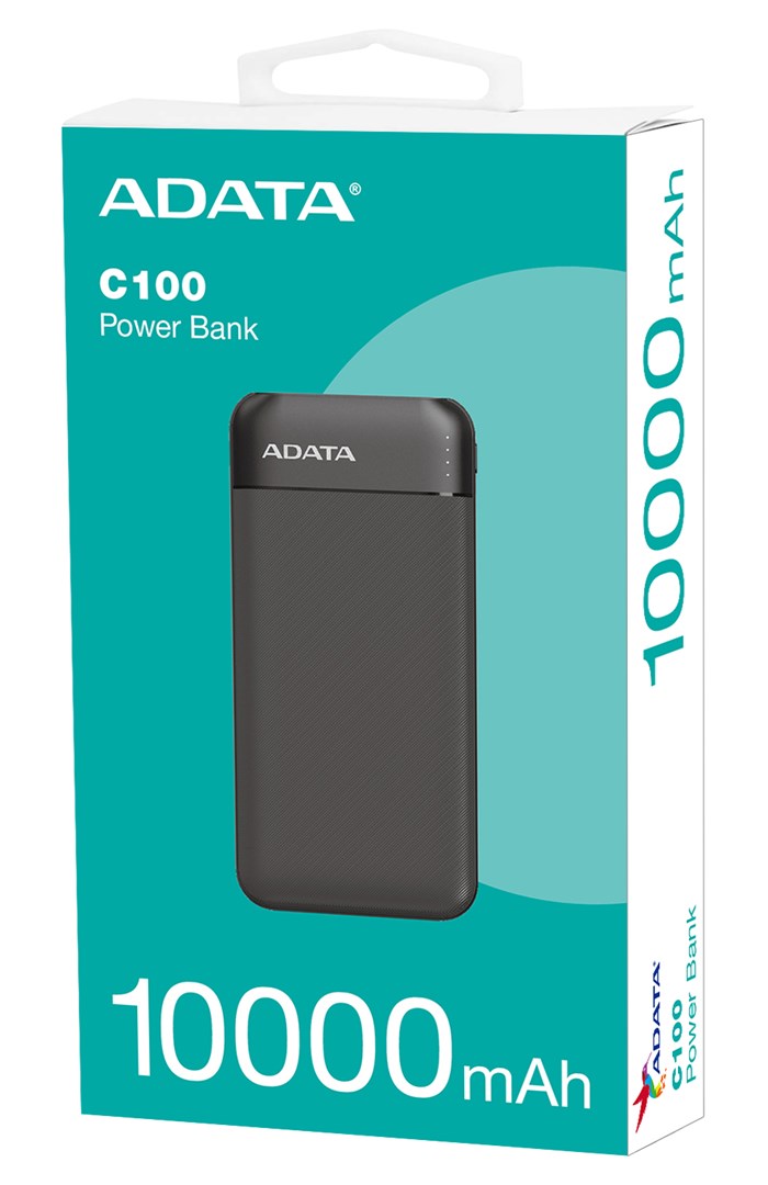 ADATA C100 Lithium Polymer (LiPo) 10000 mAh Black