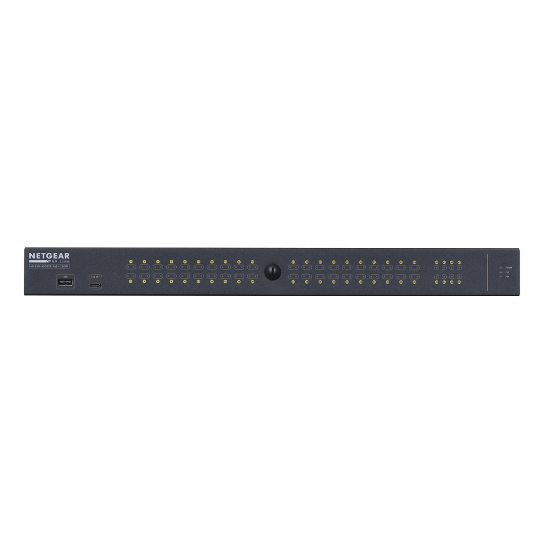 NETGEAR GSM4248PX-100EUS network switch Managed L2/L3/L4 Gigabit Ethernet (10/100/1000) Power over Ethernet (PoE) Black