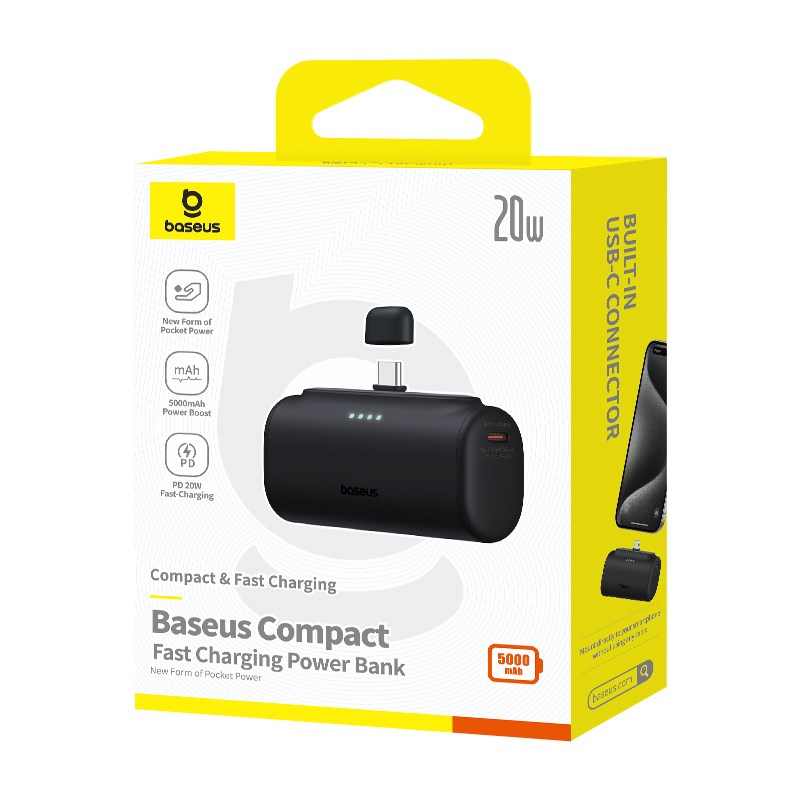 Baseus Compact 5000 mAh Black