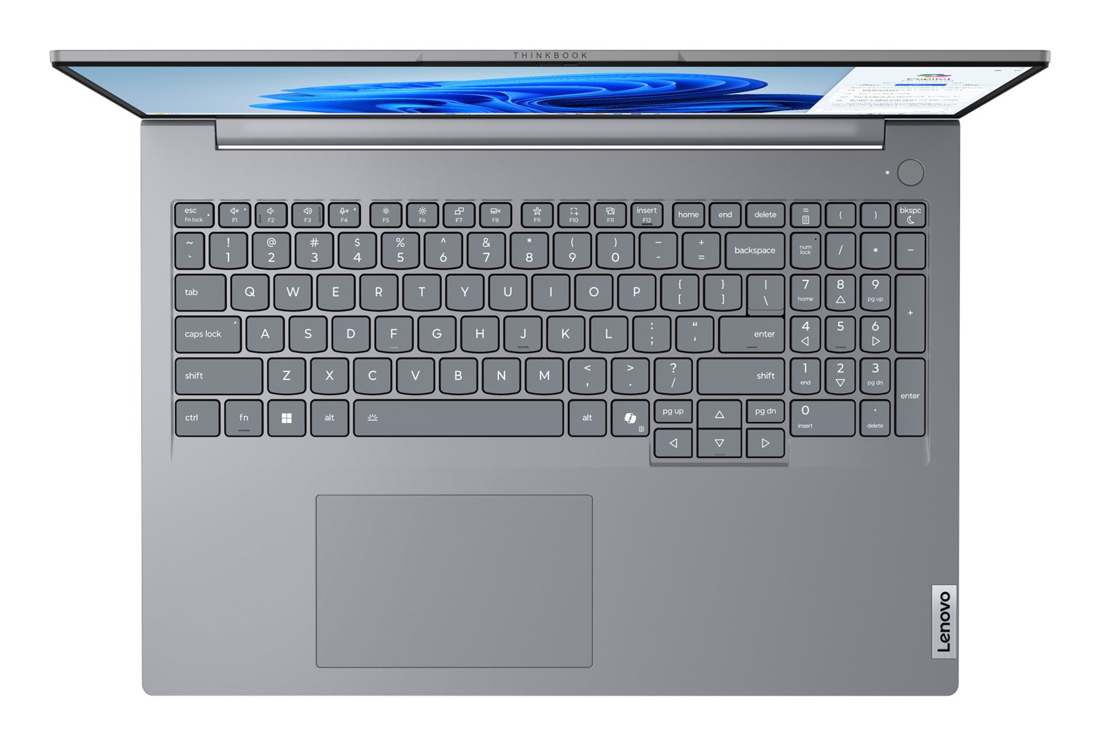 Lenovo ThinkBook 16 G8 IAL Intel Core Ultra 7 255H Laptop 40.6 cm (16") WUXGA 16 GB DDR5-SDRAM 1 TB SSD Wi-Fi 6E (802.11ax) Windows 11 Pro English Grey