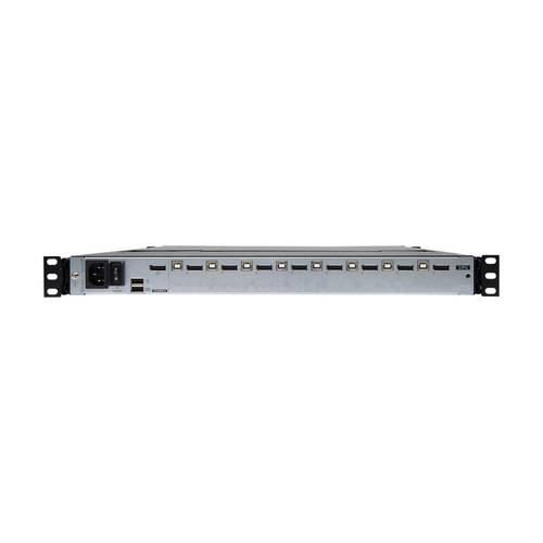 Tripp Lite B030-DP08-17DIP NetDirector 8-Port DisplayPort KVM Switch Console with 17 in. LCD, IP Remote Access, Dual Rail, 1U Rack-Mount