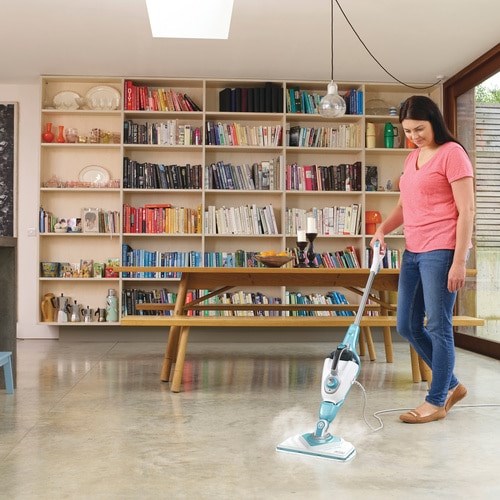 Black & Decker BHSM1610DSM Portable steam cleaner 0.5 L 1600 W Aqua colour White