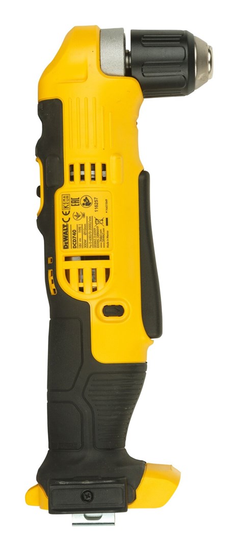 DeWALT DCD740NT-XJ drill 2000 RPM Keyless 1.3 kg Black  Yellow