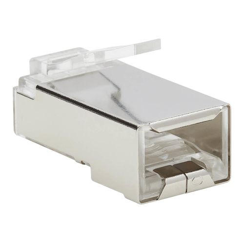 Tripp Lite N232-050-FTP Cat6 RJ45 Pass-Through FTP Modular Plug, 50 Pack