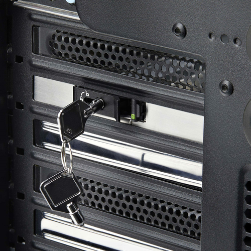 StarTech.com TR-M2-REMOVABLE-PCIE drive bay panel Storage drive tray Black, Silver