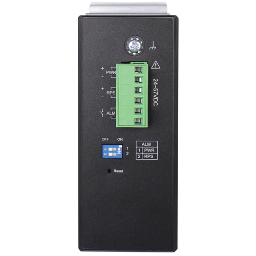 Tripp Lite NGI-M08C4POE8-2 8-Port Managed Industrial Gigabit Ethernet Switch - Layer 2, 1 Gbps, PoE+ 30W, 4 GbE SFP Ports, -40° to 75°C, DIN Mount