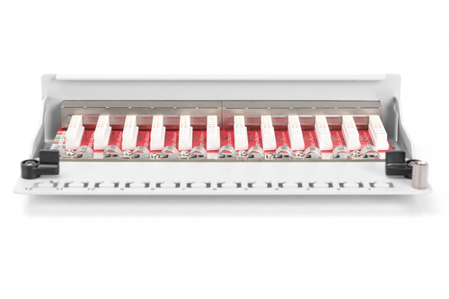 Digitus Desktop CAT 6A, class EA patch panel, shielded, gray