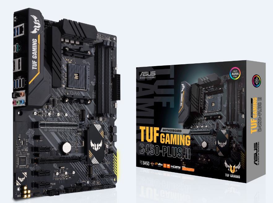 ASUS TUF GAMING B450-PLUS II AMD B450 Socket AM4 ATX