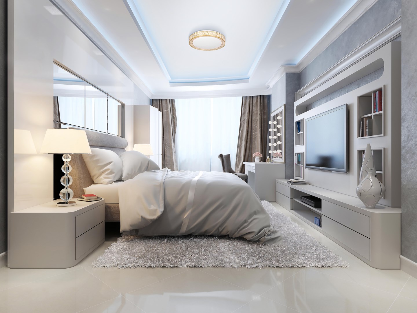 Modern LED ceiling plafond Activejet BONI 23W
