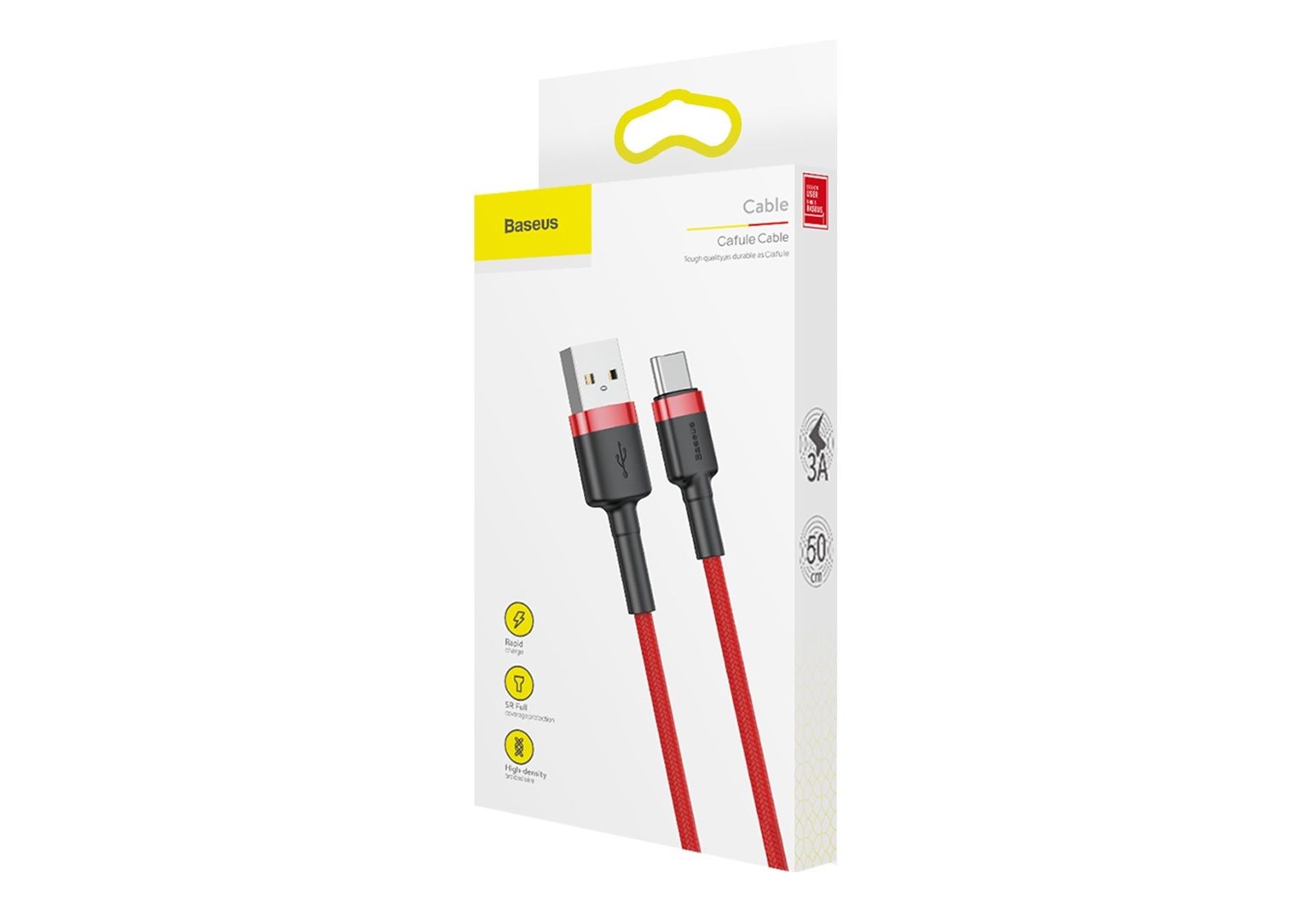 Baseus Cafule USB cable USB 2.0 0.5 m USB A USB C Red