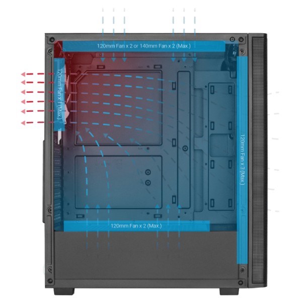 PC Case Aerocool PGS Designer-G-BK-V1