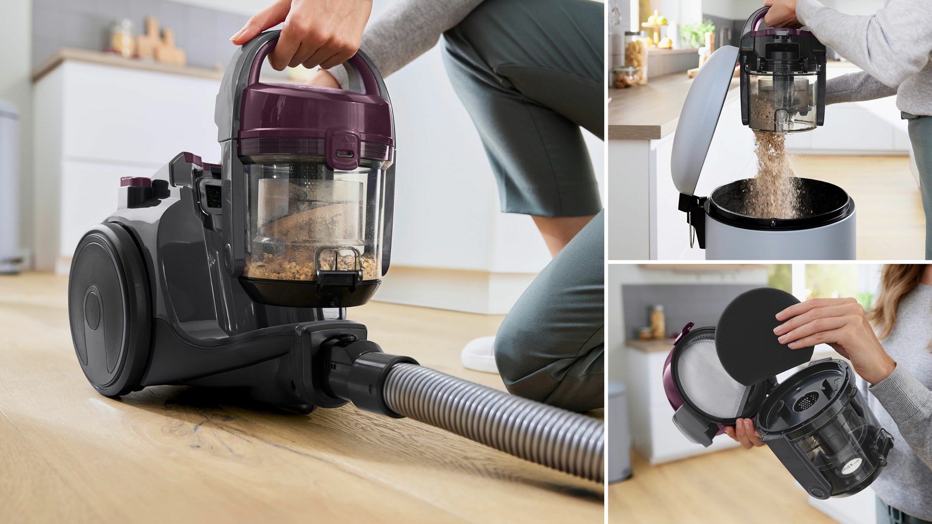 Bosch BGC05AAA1 vacuum 1.5 L Cylinder vacuum Dry 700 W Bagless
